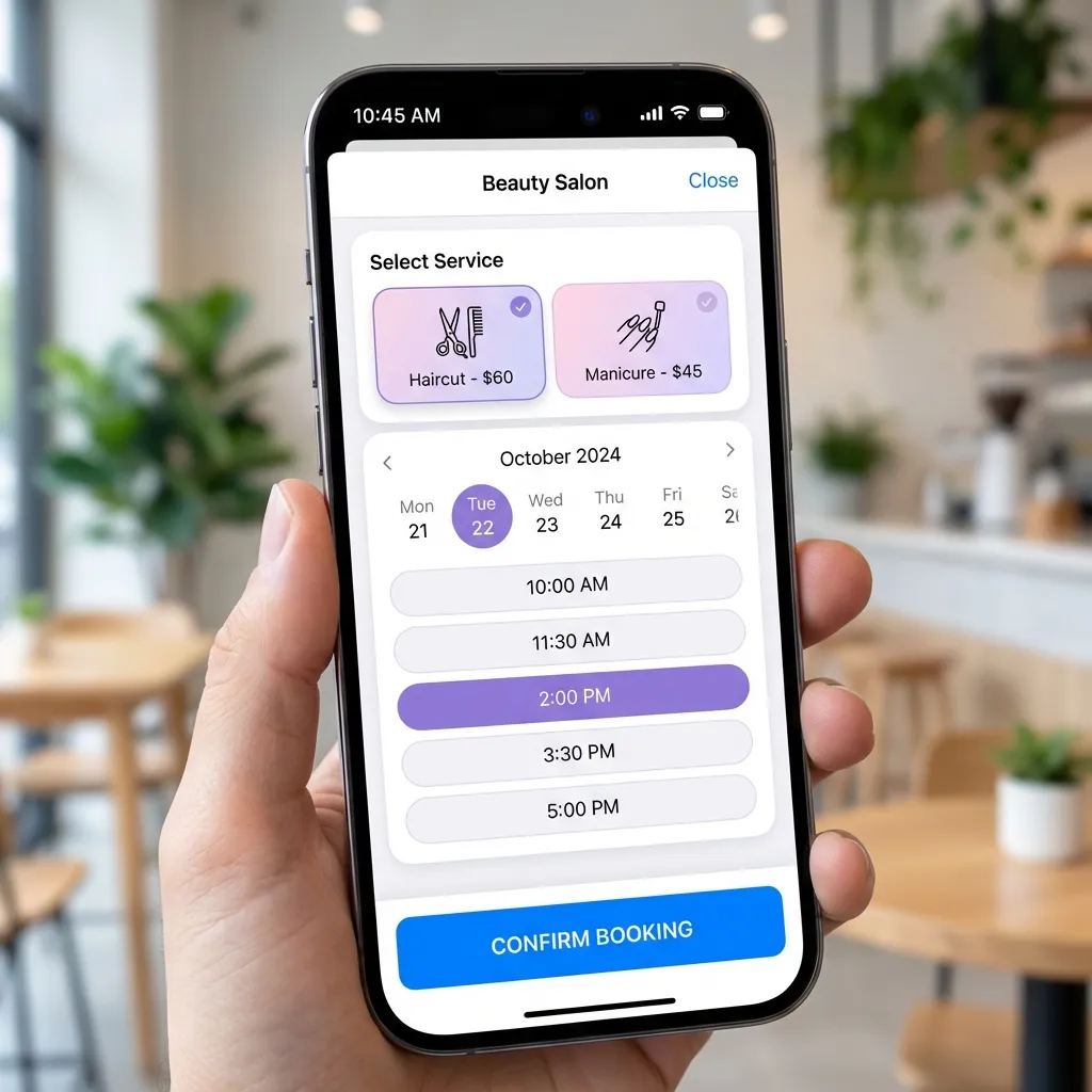 Запись в салон